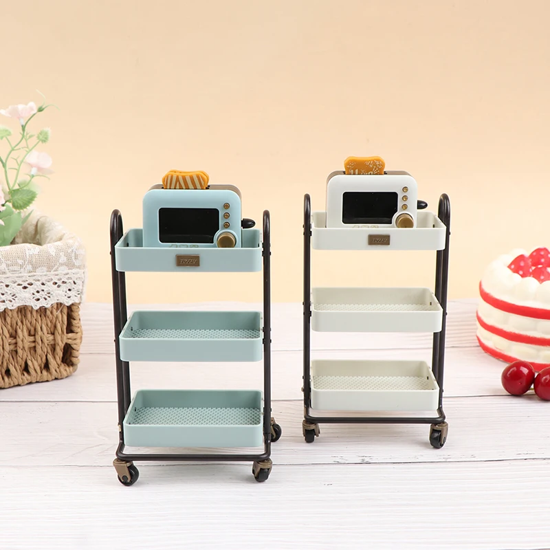 1:12   ̴Ͼó 3 ̾ 丮 īƮ ÷  ִ ֹ īƮ Modle Toys Doll House Accessories