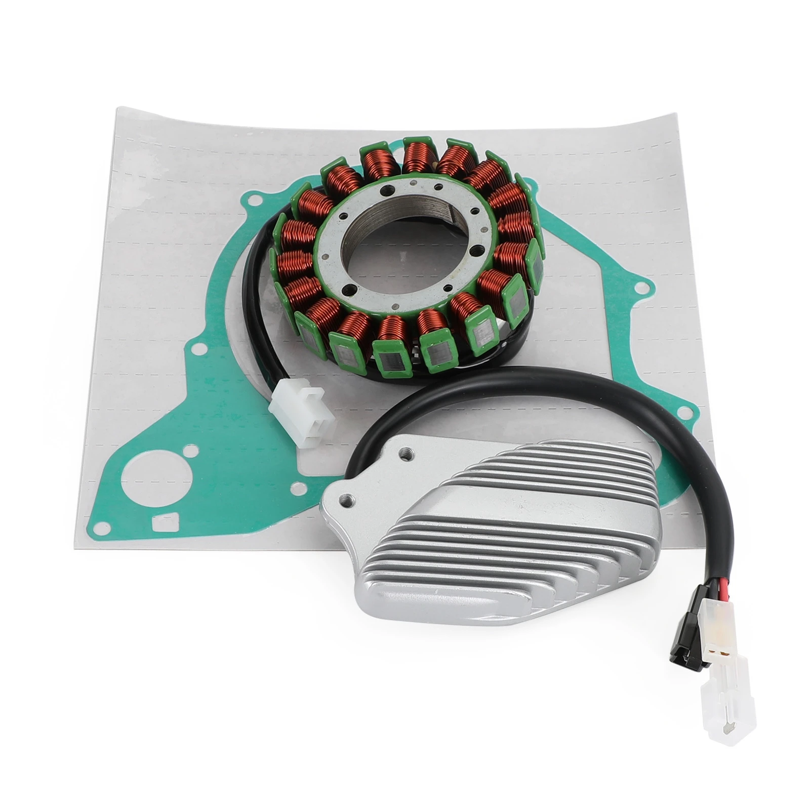 

Areyourshop Stator Coil With Voltage Regulator Rectifier Gasket Kit Assy For XV 500 535 Virago 1997-2003