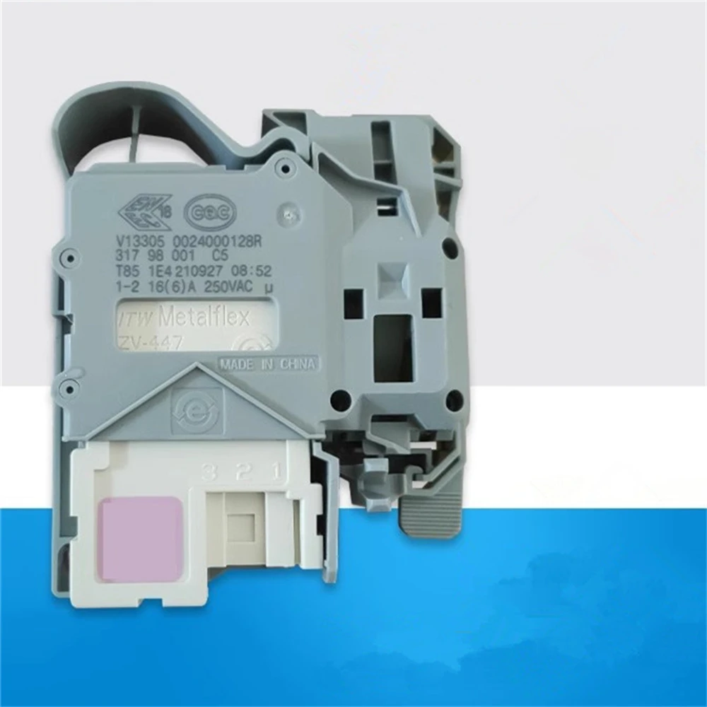 For Haier drum washing machine door switch electromagnetic door lock micro delay switch 0024000128R