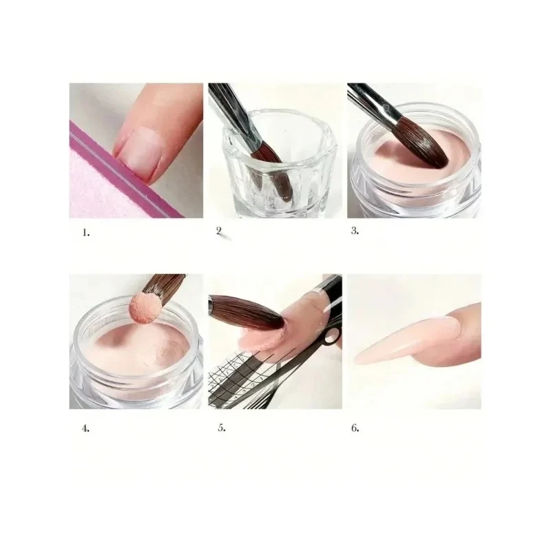 10g pumpkin/black nail acrylic polymer gel extender, suitable for professional nail gel carving accessories 5