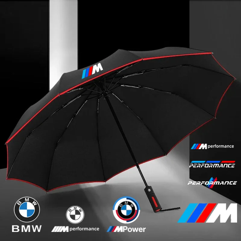 Car Automatic Folding Windproof Sunshade Umbrella for BMW M X1 X3 X4 X5 X6 M3 M4 M5 E39 E46 E60 E70 E90 F10 F15 F20 F30 G20 G30 car windshield sunshade car logo umbrella