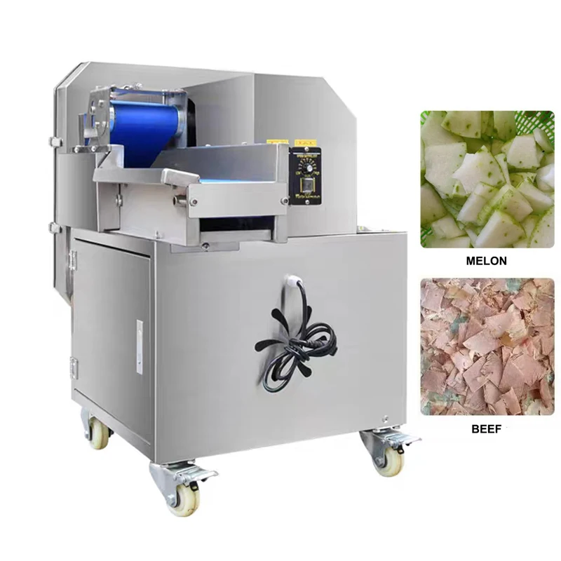 

Stainless Steel Onion Cutter Machine Electric Vegetable Cutting Machine Carrot Lemon Cabbage Dicing Machine
