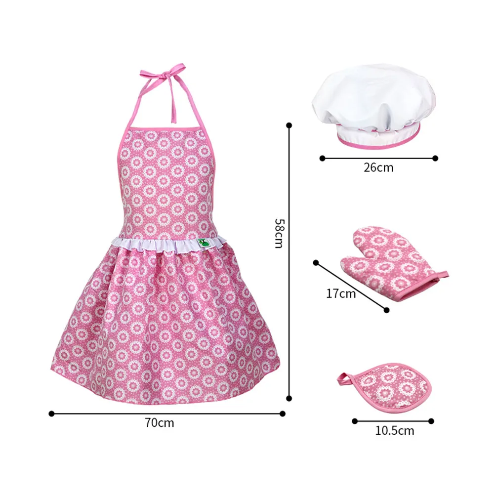 11종 주방용품 세트 어린이 셰프 코스프레 의상 역할놀이 세트 어린이 소꿉놀이 교육용 역할놀이 주방