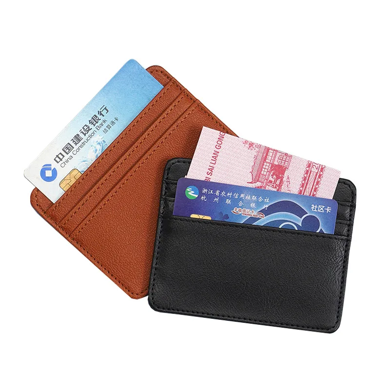 

1 шт., тонкий кошелек из искусственной кожи с отделениями для банковских карт