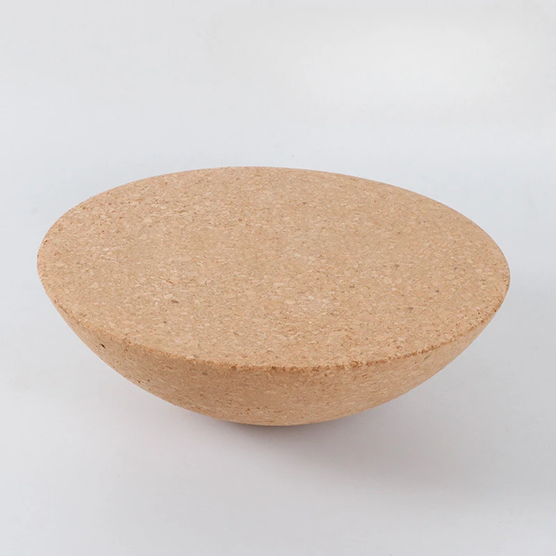 Wave Speed Ball Cork Half Round Balance Ball Yoga Fitness Hemisphere Balance Sense Core Training Fat Burning Equipment