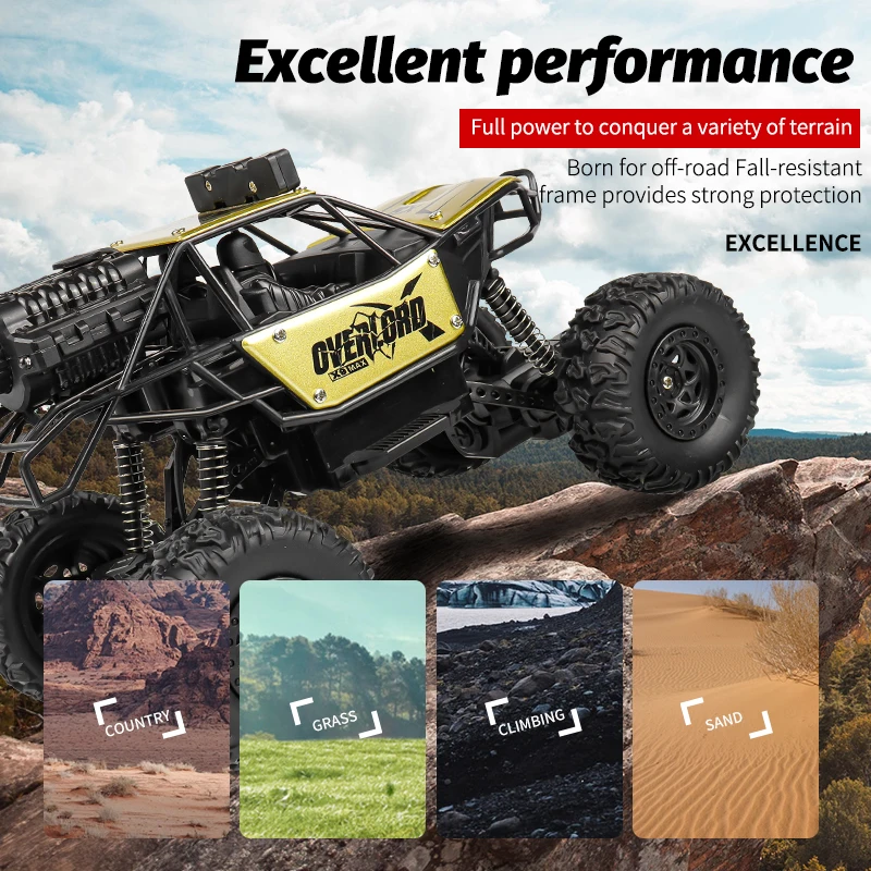 Rechargeable RC Drift Racing Car – Strong Power Off-Road Climbing Vehicle with Wireless Remote Control | Durable Racing Toy for Boys 4