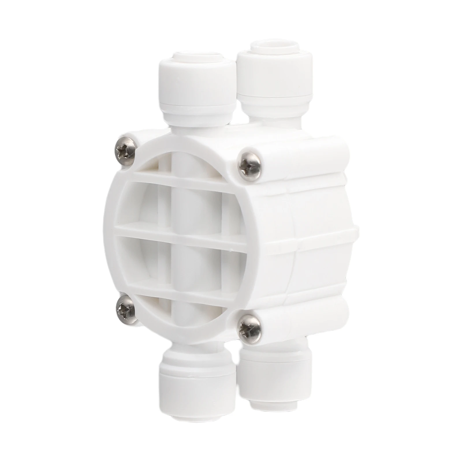 4-Way Auto Shut-Off Valve for Water Purifier Systems with Quick Connect Fitting