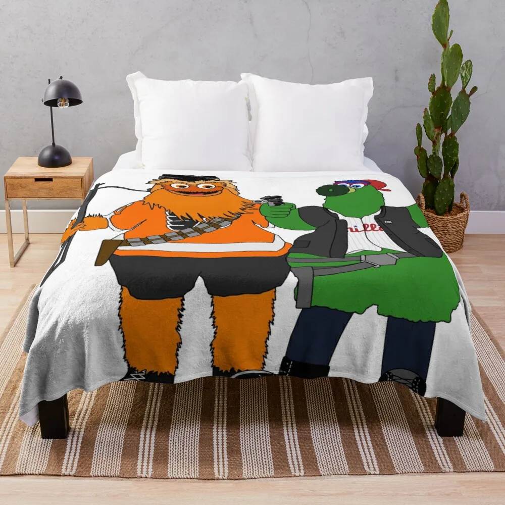 

pHan Solo and Grittbacca Throw Blanket Designer Blanket Multi-Purpose