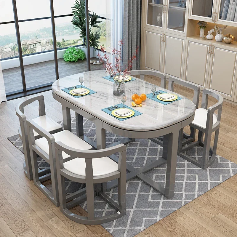 

Solid Wood Organizer Dining Table Onement White Center Library Coffee Tables Office Restaurant Mesas De Jantar Kitchen Furniture