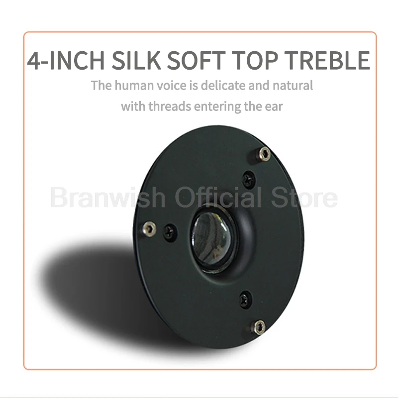 Three - Way 250W 10 Inch Bookshelf Passive Speaker Wooden Sound Equipment Amplifiers for Fever Hifi Home Theater System Music 6