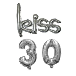 Rose Gold Milestone Celebration Balloons: Elegant Party Decor - 16INCH (Glowing red)