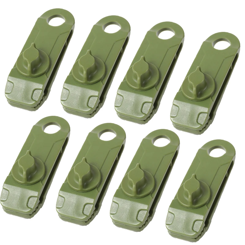 

4PCS—8PCS Outdoor Tent Clip Camping Hiking Tent Awning Canopy Clamp Tarp Canvas Clip Snap Gripper Caravan Jaw Grip Tighten Tool