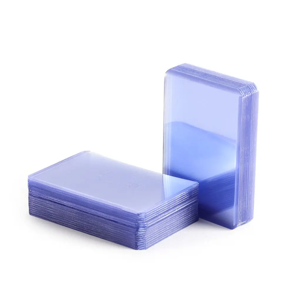 Rigid collectible plastic basketball sports cards trading card transparent card holder sleeves 10 pcs