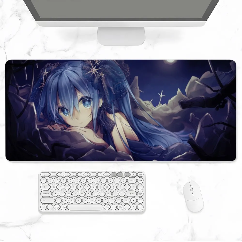 H-Hatsunes ִϸ̼ M-Miku 콺 е, ̸ PC  ׼,  Ʈ XXL ũ Ʈ, Ű ĳ 콺 Ʈ