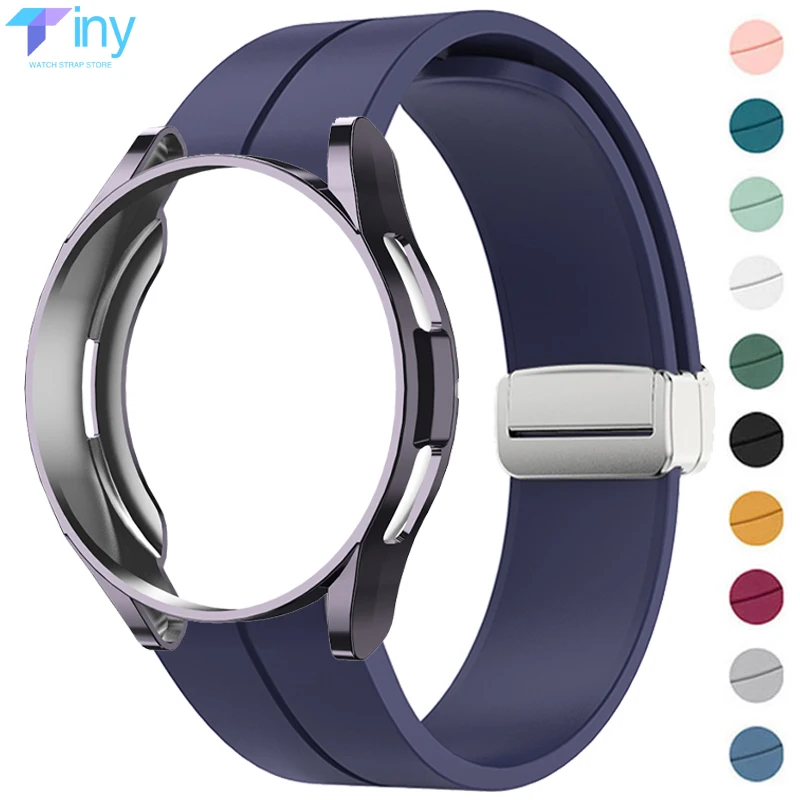

Case+Band for Samsung Galaxy Watch 6 Classic 43mm 47mm Skeleton Soft TPU Protector Cover for Galaxy Watch 5 4 40mm 44mm Strap