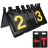 Portable Flipping Scoreboard PVC Waterproof Sports Score Board Tabletop Basketball Tennis Badminton Net Game Accessories 4