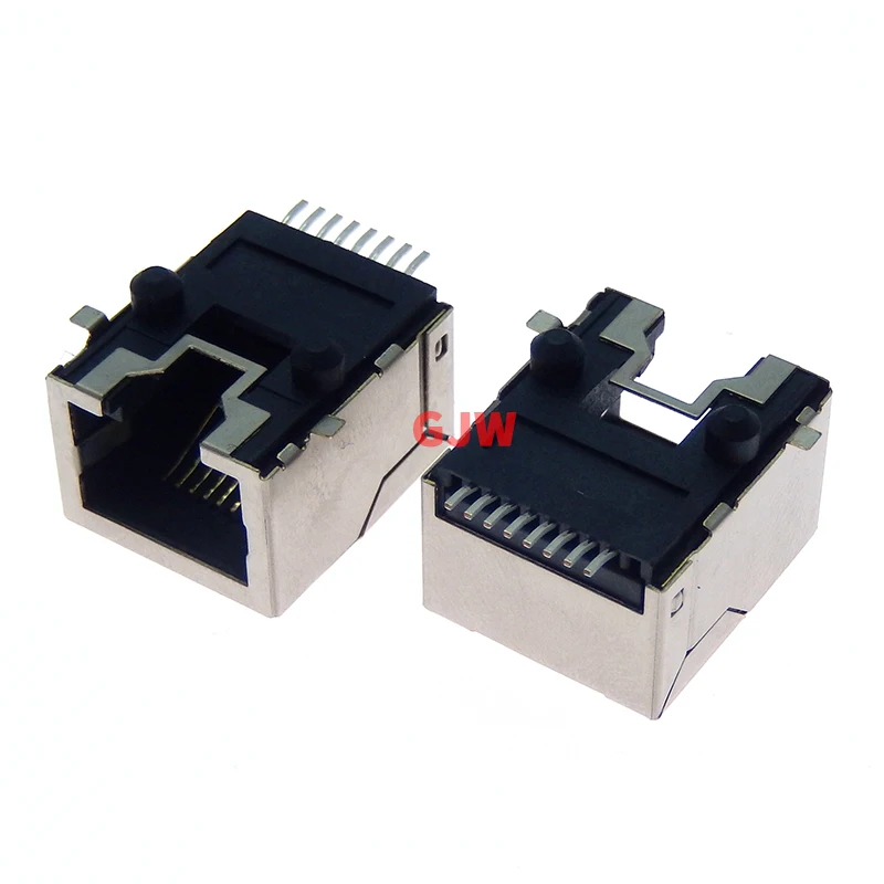 N/A 10 connettori RJ45 8P8C PCB Jack Modular Mount Network Ethernet