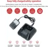 Baofeng Charger UV-5R BF-F8HP Charger Two-Way Radio Charger 100v-240v with Adapter + USB Charger Cable for UV-5R Series Walkie 3