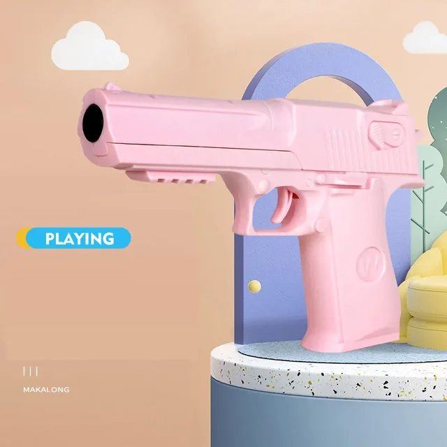 Children Toy Guns Desert Eagle Pistol Manual Handgun Toy Foam Dart Blaster Shooting Model Launcher For Boys Girls Outdoor Games 5