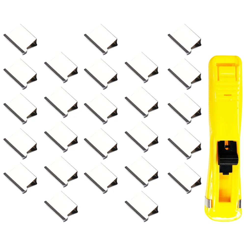

Spare Clamp for Pusher Paper Clips Dispenser Dispensers Refill Metal Fast Refills Stapler Clipper