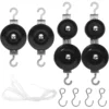 1 Set of Double Pulleys Physics Experiments Equipment Mechanics Teaching Tools for Middle School Students 1
