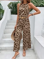 Plus Size 1XL-5XL Fashion Women's Printed Elegant Two-piece Set Vest &Pants Ladies Casual ComfortableTwo-pieces Sets - Image 3