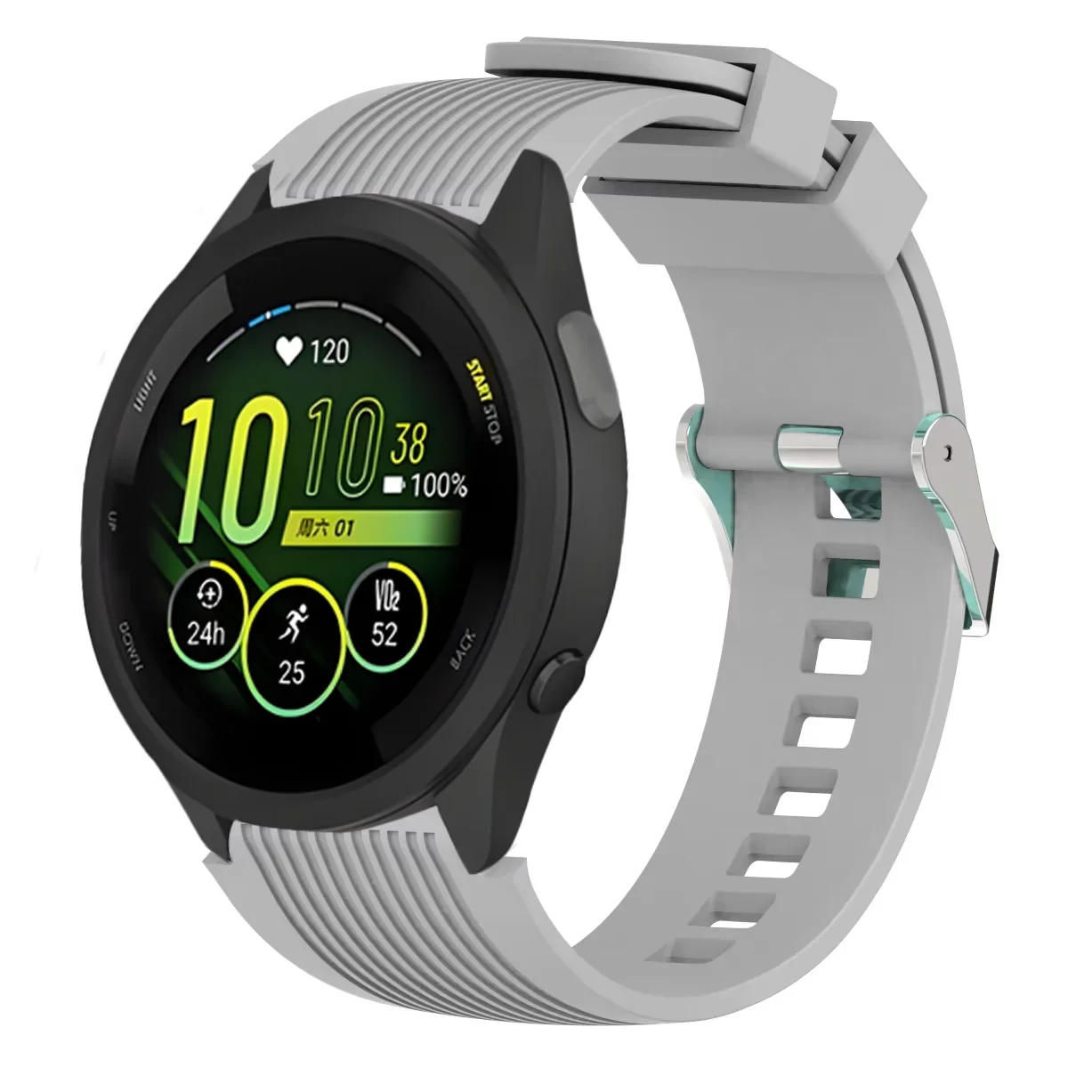 Breathable Silicone Strap for Garmin Smartwatches, 20mm/22mm