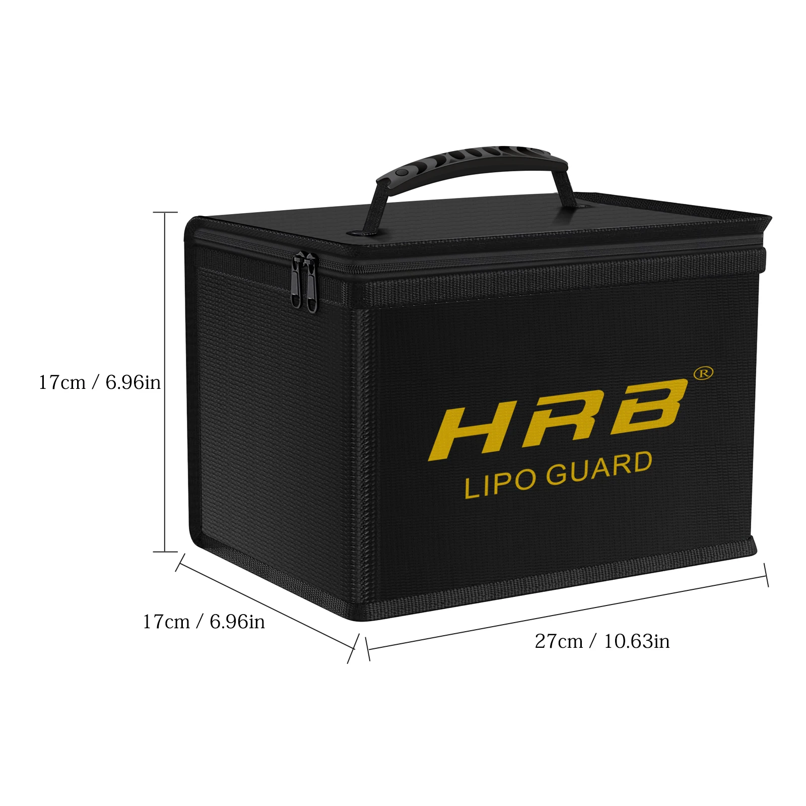 Sac de charge pour Batterie Lipo 185x75x60mm - Safe lipo bag