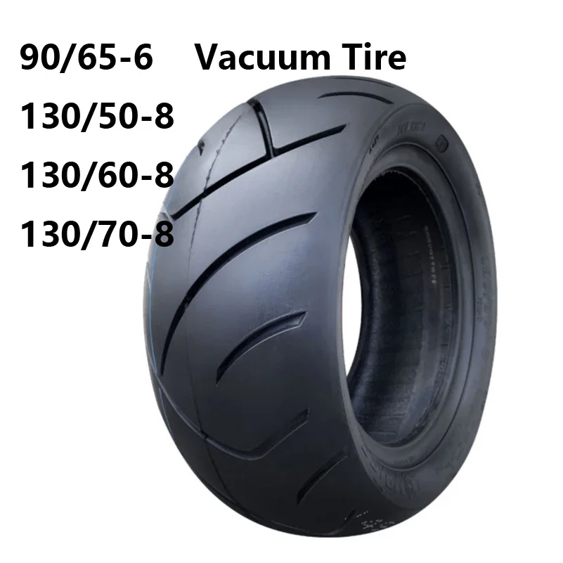 90/65-8 front wheel and 130/50-8 rear wheel Tubeless Tyres Electric