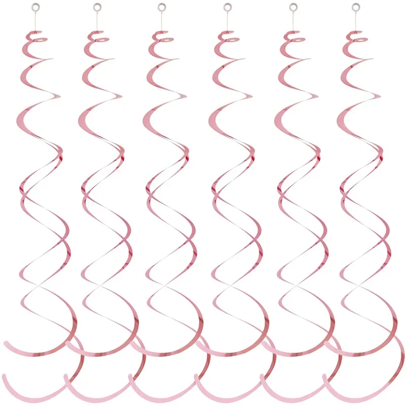 Spiral hanging decorations for weddings, birthdays, parties, on-site decoration, wall decorations, glitter hanging decorations