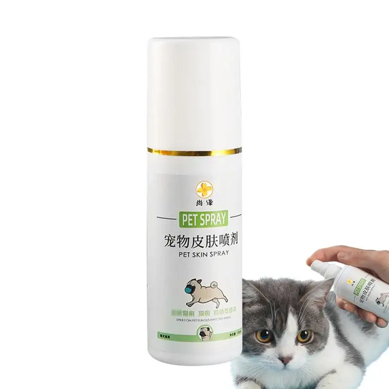 Dog Wound Spray 100ML Skin Care For Cats And Dogs Skin Care Spray To Heal And Prevent Itch Scratching Irritation Cleans