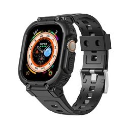 Rugged Sport Strap with Protective Bumper Case - 49mm (Matte Black)