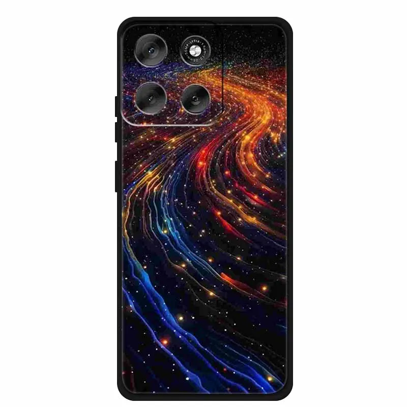 Luxury Silicone TPU Etui Cover - Soft Pink Anime Back Case