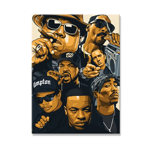 特大☆Biggie 2Pacポスター 2pac Tupac & Biggie B.I.G Poster Wall Art Photo Prints 16x24