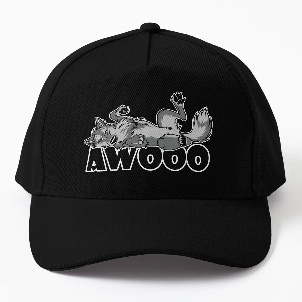 

Lazy AWOO feral Wolf Baseball Cap Icon party hats Hats For Women Men's