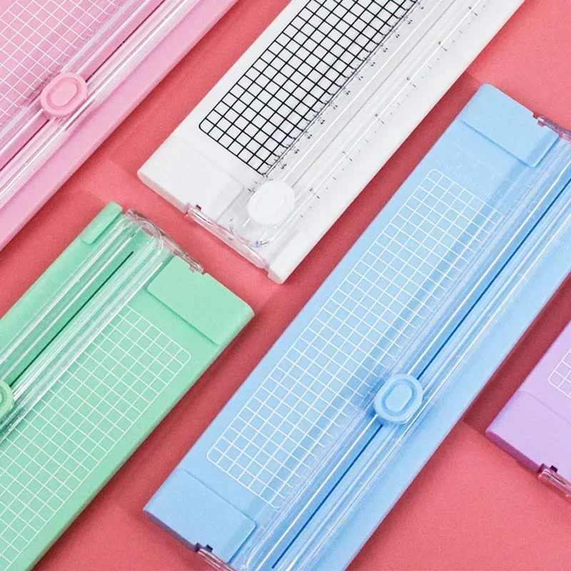 A4 Paper Cutter with Pull-out Ruler Bidirectional Cutting Photo Scrapbook Trimmer Die-Cut Machines Sewing Accessoires