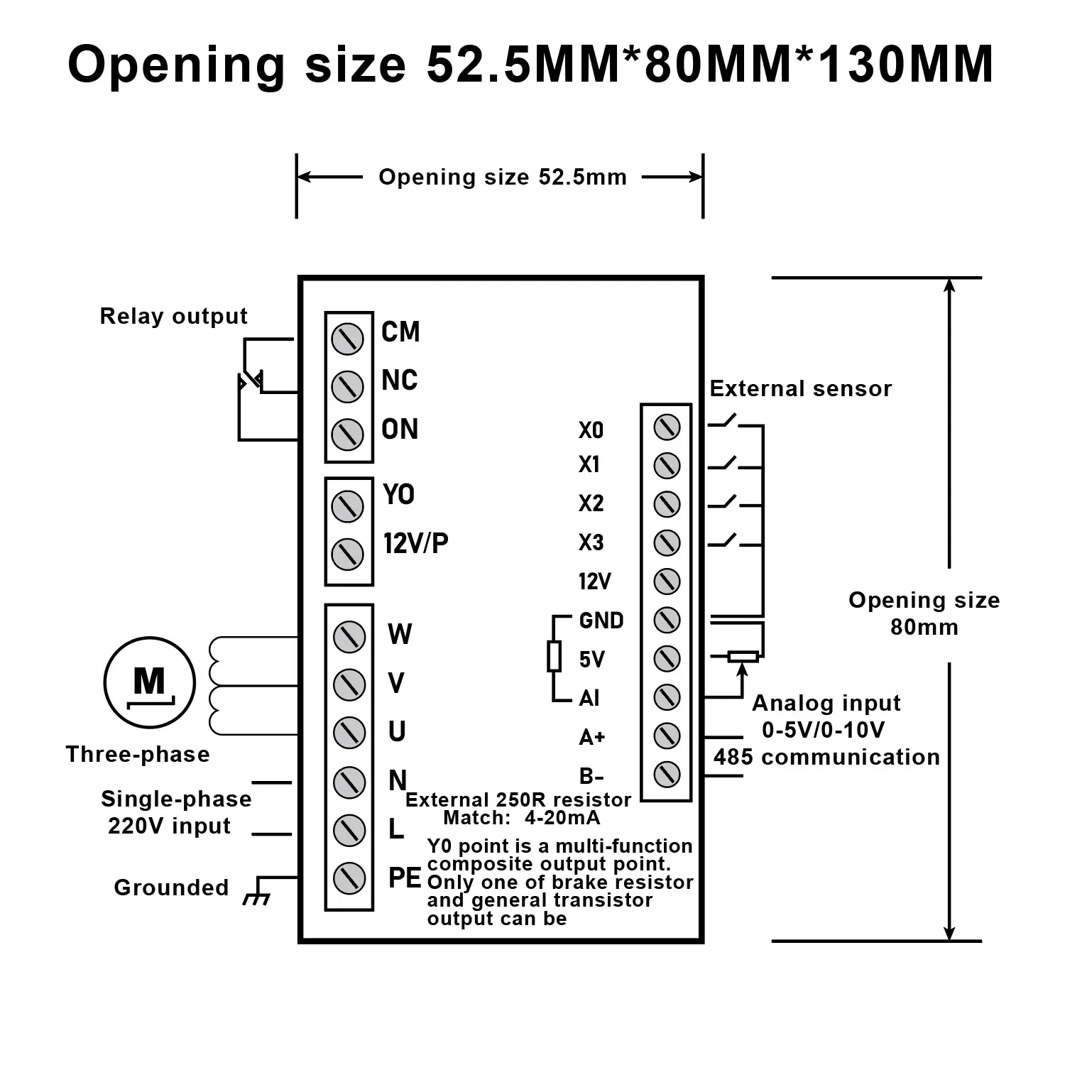 750W speed regulator MCU T13-750W-12-H single-phase input 220V three-phase input 220V motor controller dc motor speed controller motor speed controller electric motor speed controller