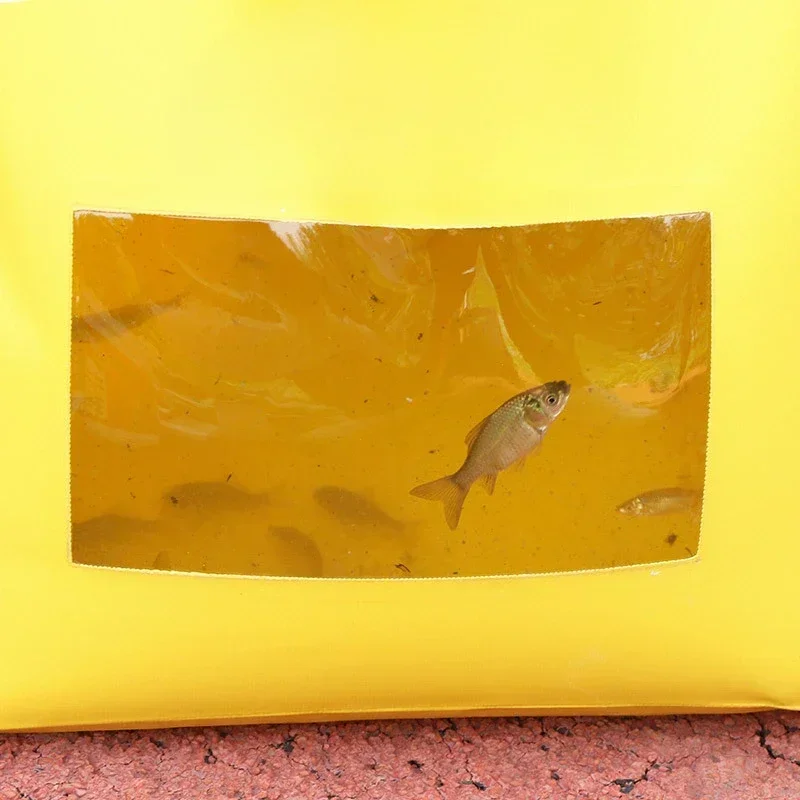 1PCS Multi Functional Live Fish Bag, Portable Folding Bag Large Capacity with Oxygenation Hole Qiankun Bag Fishing Supplies