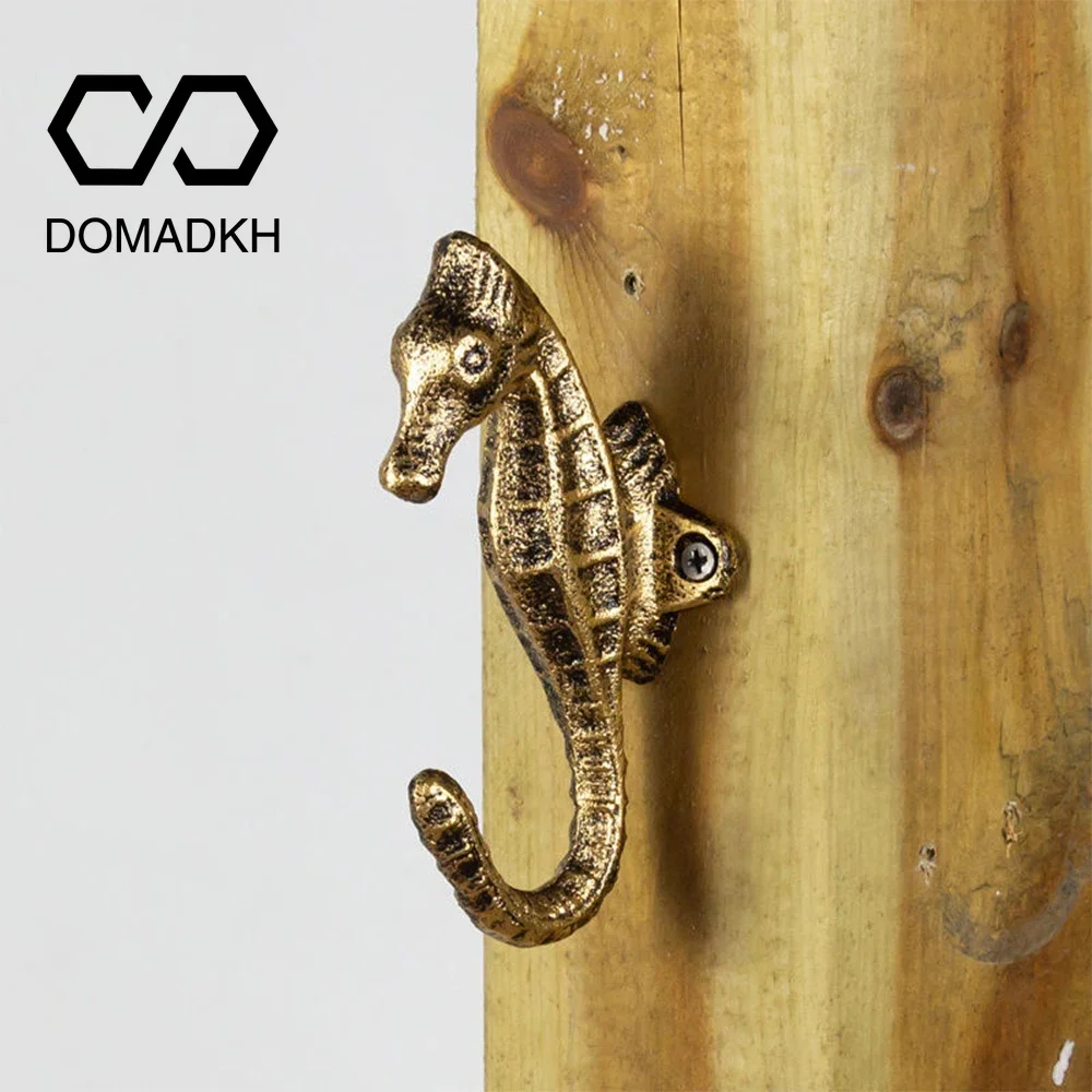 Gancio Da Parete A Forma Di Balena In Ghisa - Appendiabiti Decorativo Resistente Per Cappotti, Cappelli E Asciugamani