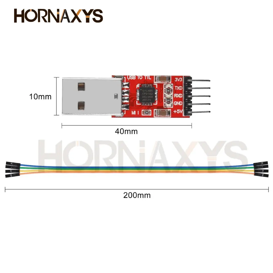 1/3/5pcs CP2102 module USB to TTL serial UART STC download cable PL2303 Super Brush line upgrade image 5