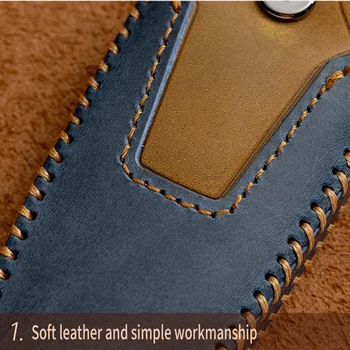 Custodia portachiavi in pelle per Volkswagen per VW Bora Polo Tiguan Jetta Passat B5 B6 B7 scarabeo da Golf per Skoda Octavia - Custodia portachiavi in pelle per Volkswagen per VW Bora Polo Tiguan Jetta Passat B5 B6