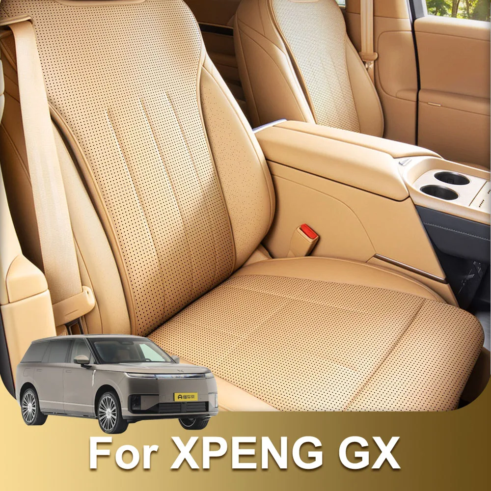 Xpeng GX 오리지널 컬러 가죽 시트 커버에 적합 자동차 용품 완전 밀폐형 ..