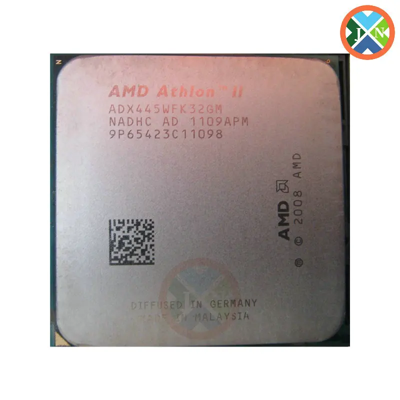 Amd Athlon Ii X3 445 3.1 Ghz Processore Cpu Triple-Core Presa Di Corrente Am3 Contatto Per Vendere X4 440