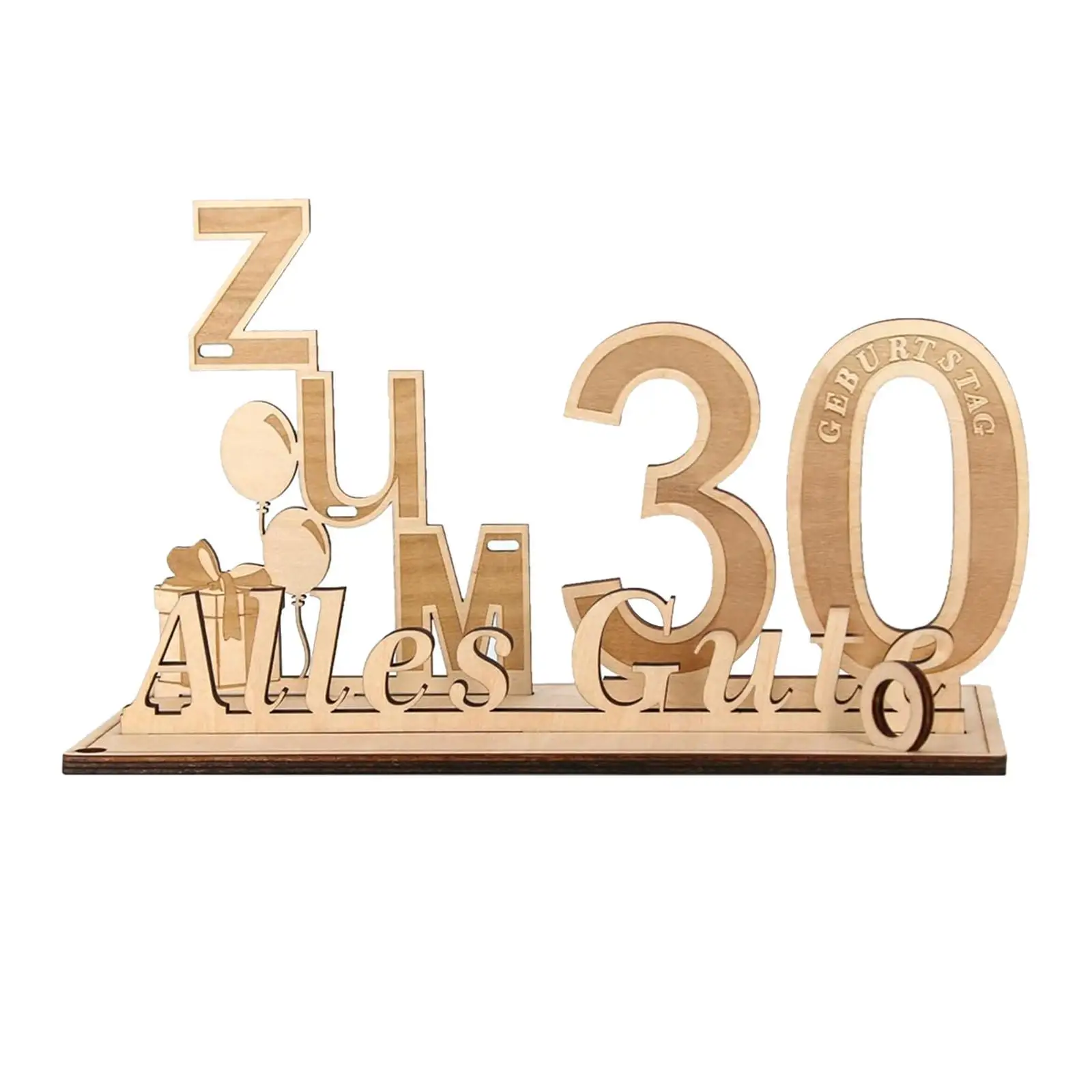30Th Birthday Decoration Decor Centrotavola Segno Guestbook Placca Ornamento Da Tavolo Per Le Donne Family Friends Party Supplies Men