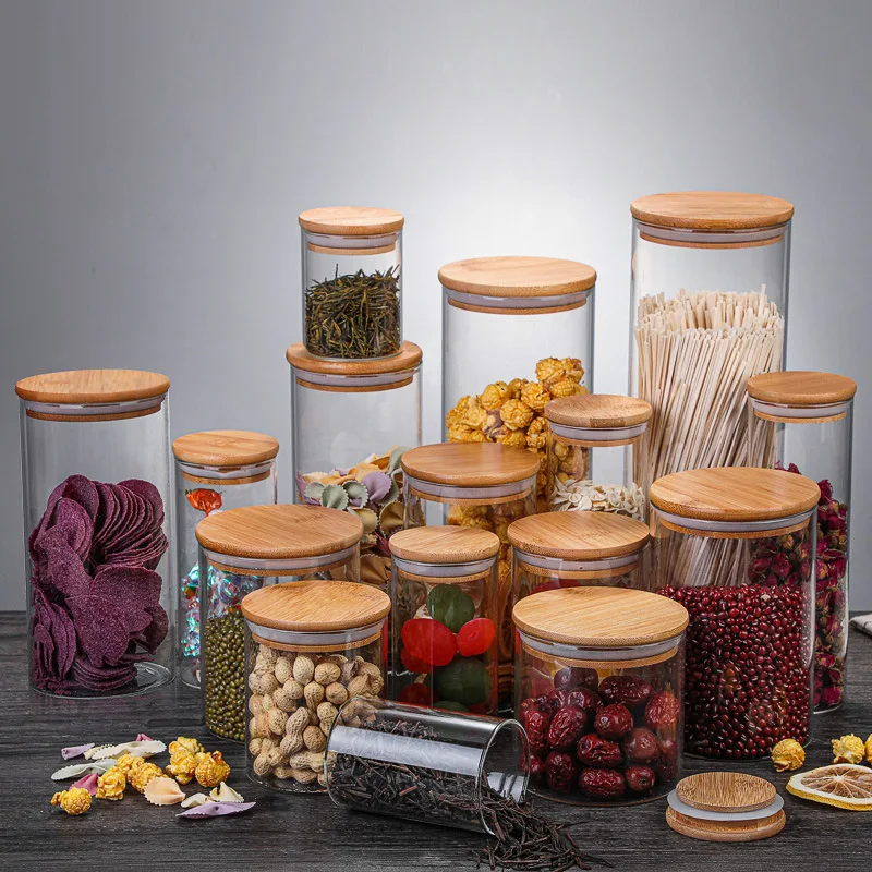 https://ae01.alicdn.com/kf/S93073fb0c5704e1eaf0592816f8fc1661/Mason-Candy-Jar-For-Spices-Glass-bamboo-Cover-Container-Glass-Jars-With-Lids-Cookie-Jar-Kitchen.jpg
