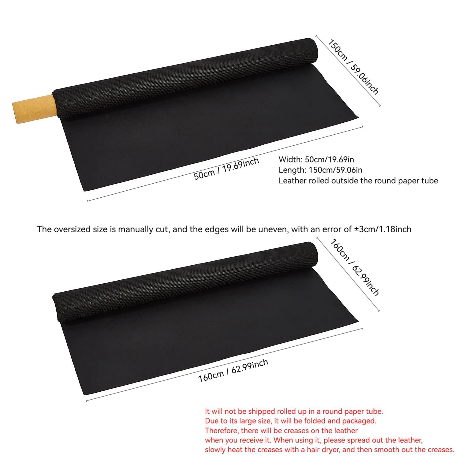Premium Nappa Faux Leather Fabric - Soft, Waterproof, and Scratch-Resistant