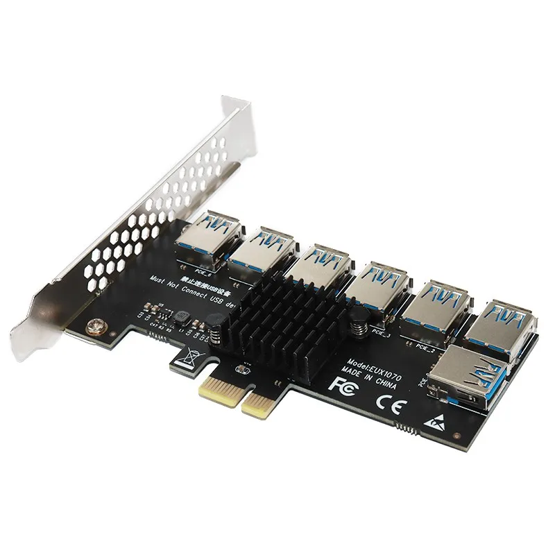 1 a 7 Riser, USB 3.0, Adaptador