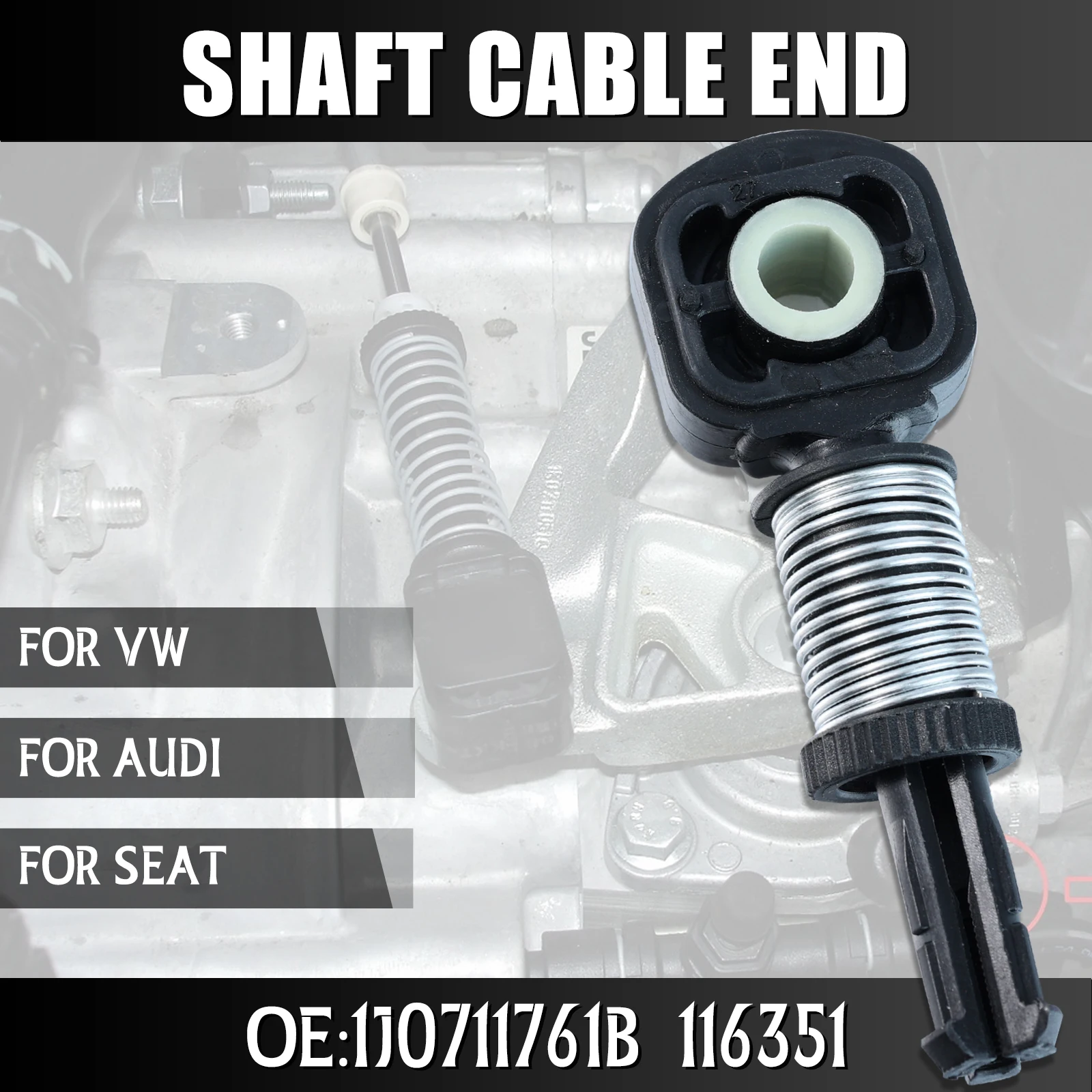 Shift Cable Connector 1J0711761B for VW Lavida Lavuda Polo Touran Bora Sagitar Candy Skoda Fabia Octavia Superb Yeti Audi A1 A3