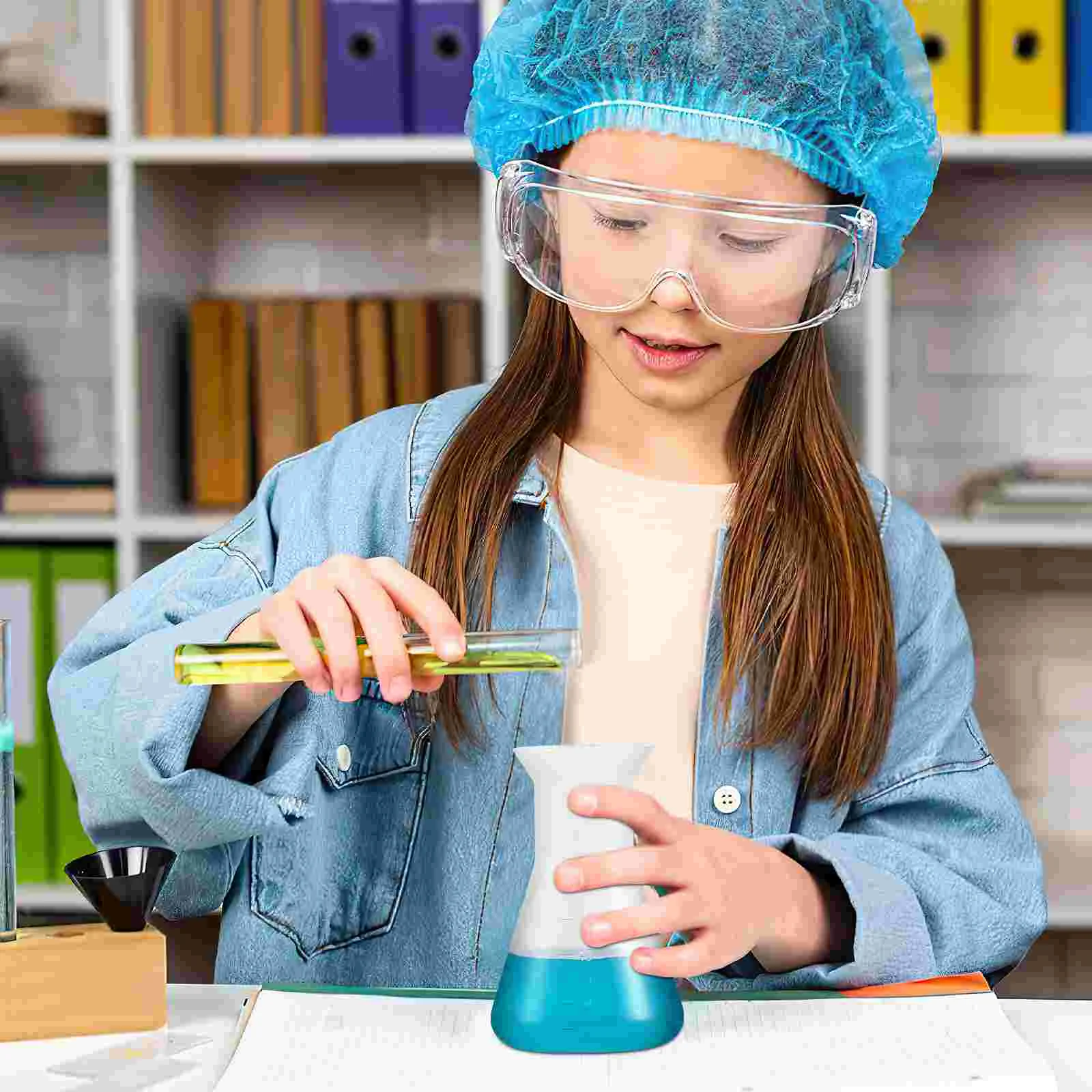 Plastic Erlenmeyer Flask Laboratory Cone Bottle Measuring Bottles Tools for Experiment Conical lab glass supplies lab volumetric flask lab reagent bottle lab collecting bottle