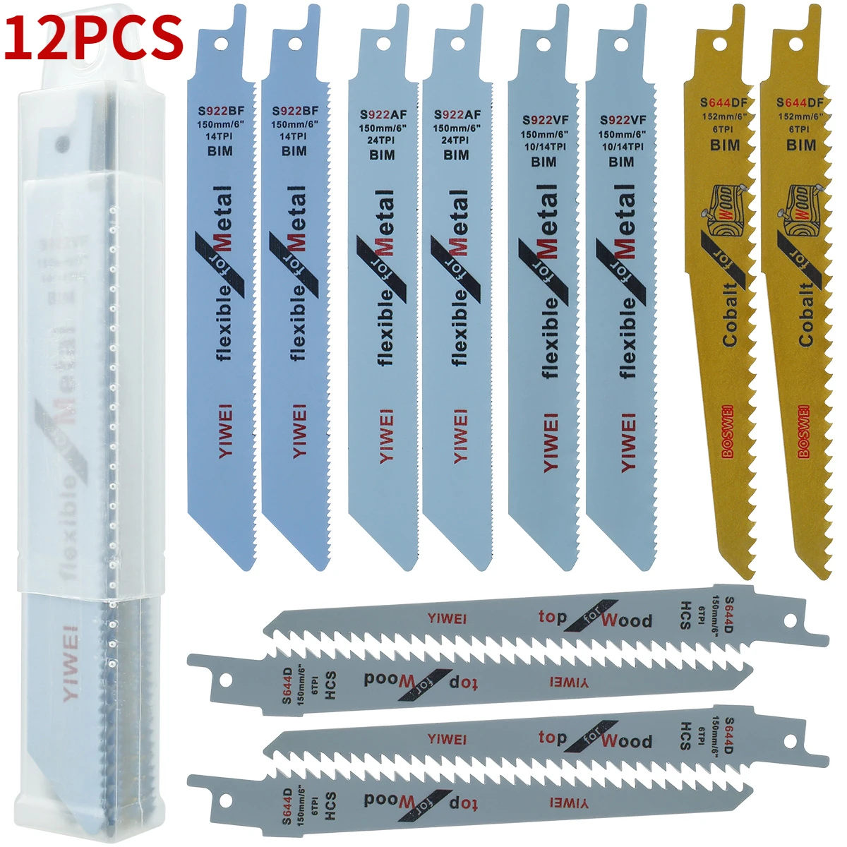 Reciprocating Saw Blades Saber Saw Handsaw Multi Saw Blade For Wood Metal PVC Tube Cutting Saw Blade Power Tools Accessories 6